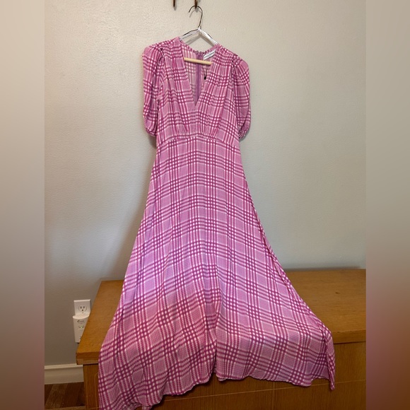 Faithfull the Brand Pink Gingham Dress - Picture 4 of 5
